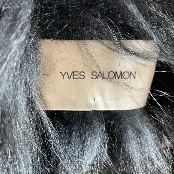 Yves Salomon Raccoon Fur Hooded Vest - Picture 11 of 17